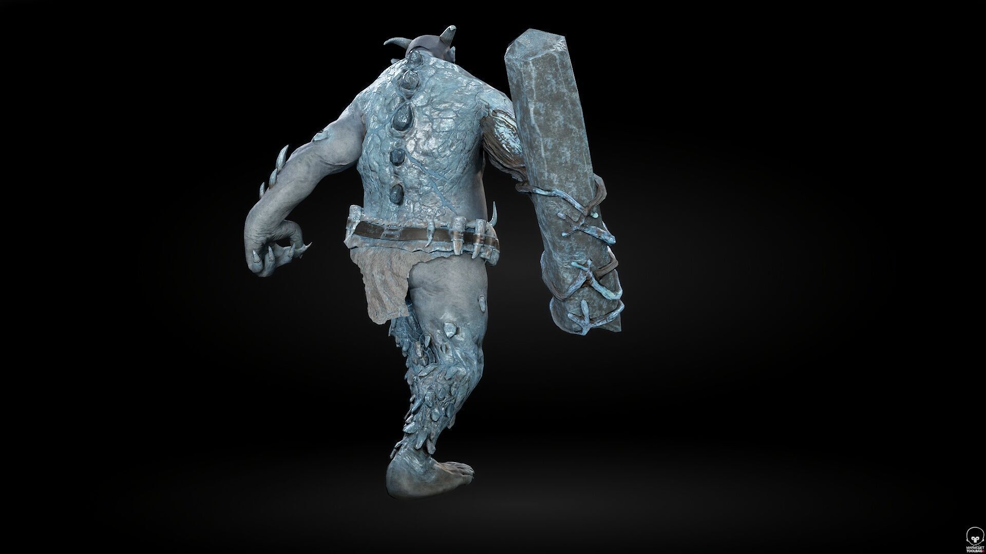 ForestMonster4 Low-poly 3D model_19