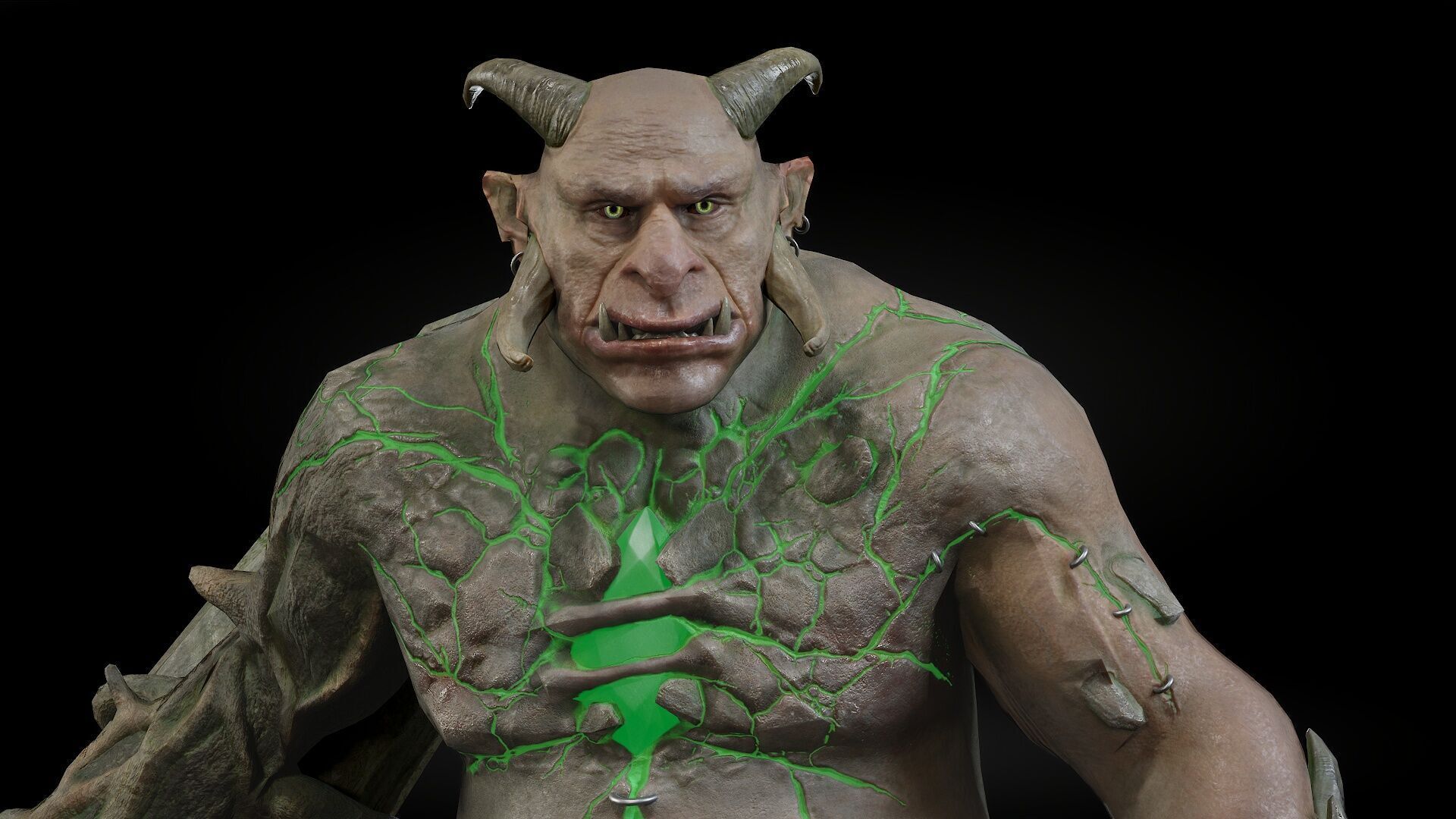 ForestMonster4 Low-poly 3D model_6