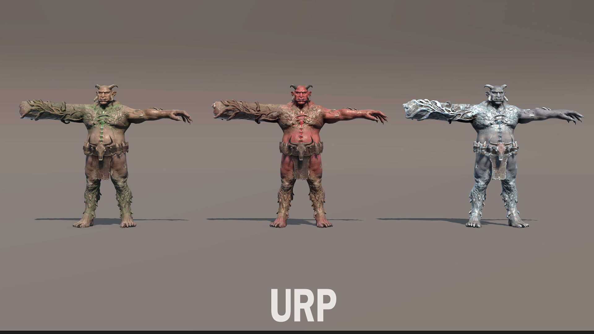 ForestMonster4 Low-poly 3D model_29