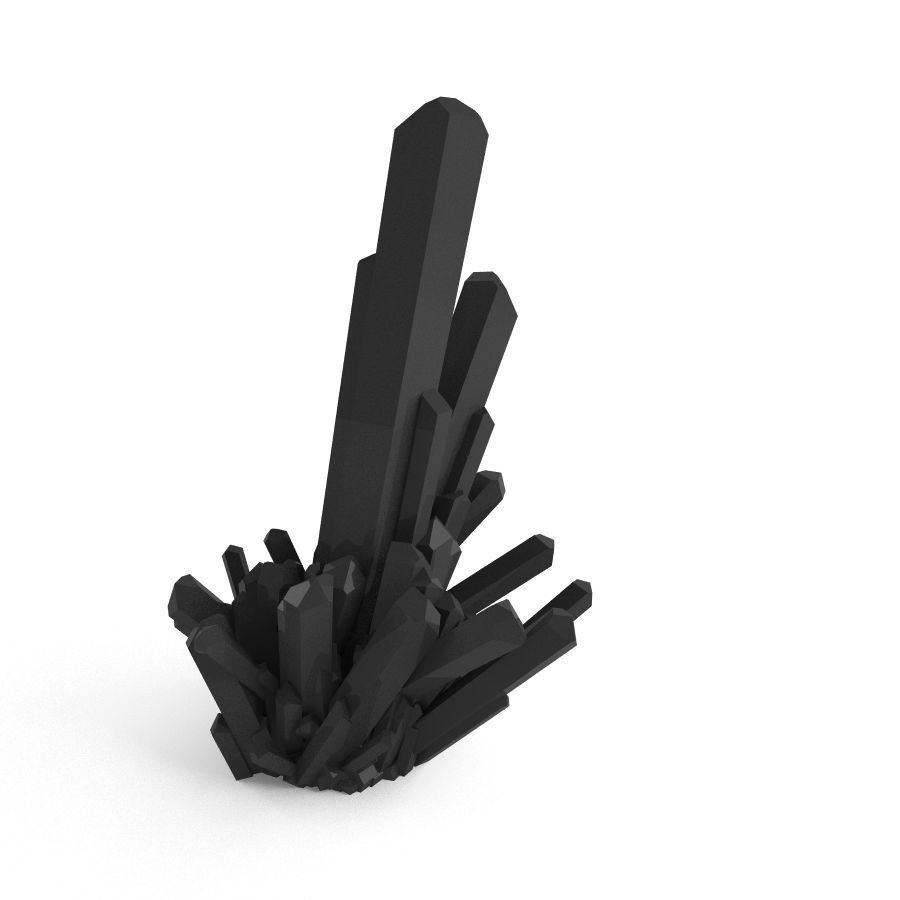 Crystal Diamond Low Poly Realistic krystal Low-poly 3D model_4