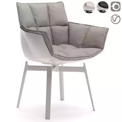 Husk Outdoor Chair 3D model