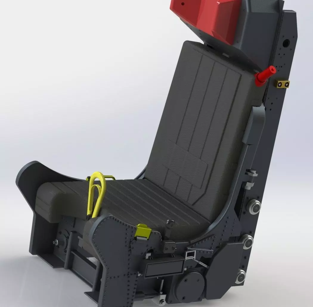 SR71 Complet cockpit HD work 3D print model_19