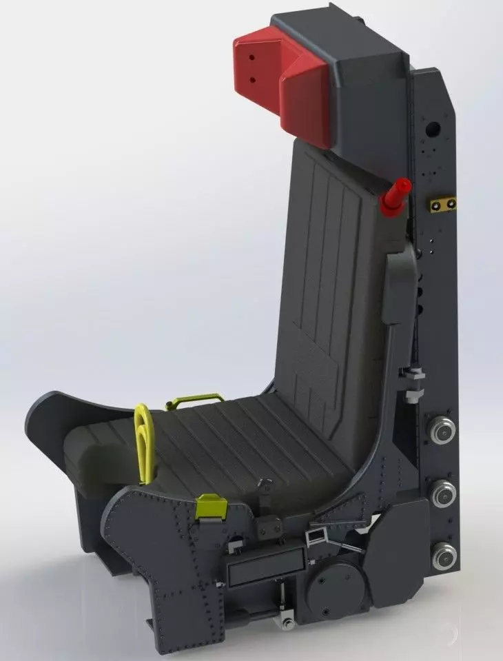 SR71 Complet cockpit HD work 3D print model_40