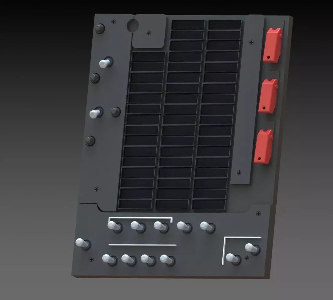 SR71 Complet cockpit HD work 3D print model_12