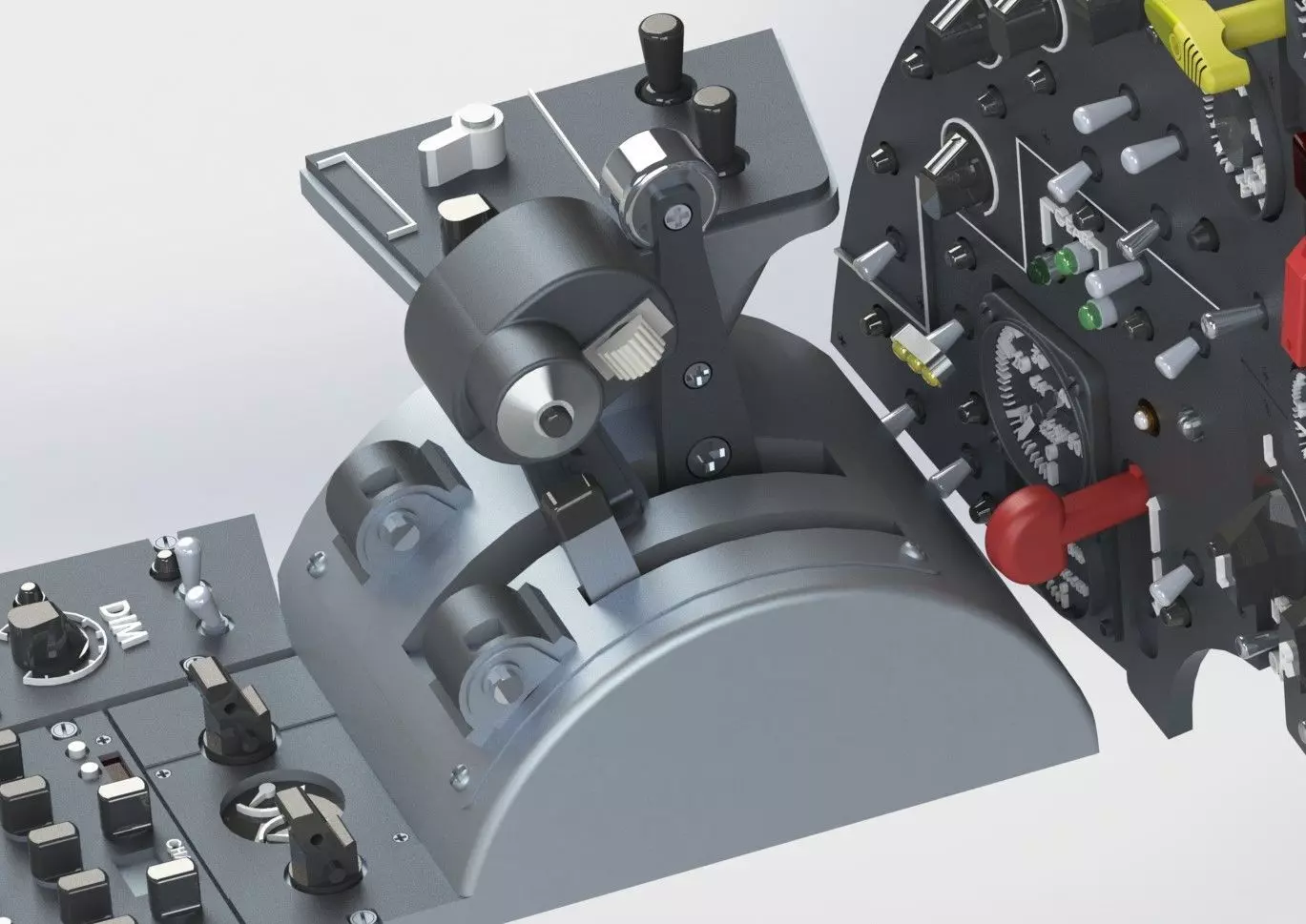 SR71 Complet cockpit HD work 3D print model_5