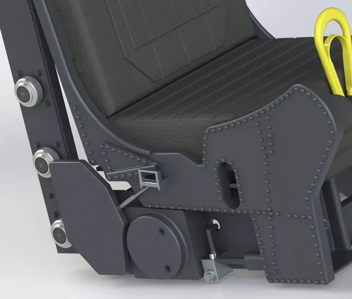 SR71 Complet cockpit HD work 3D print model_17