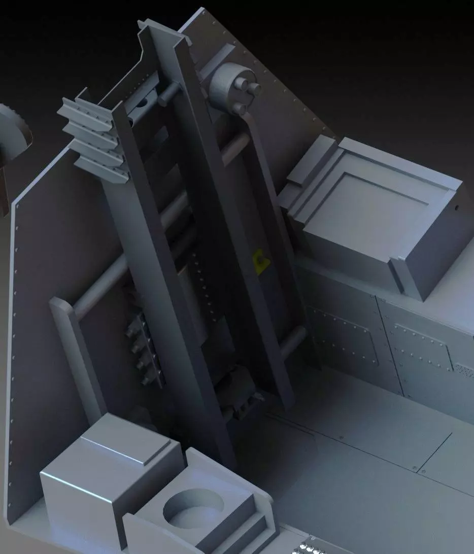 SR71 Complet cockpit HD work 3D print model_32