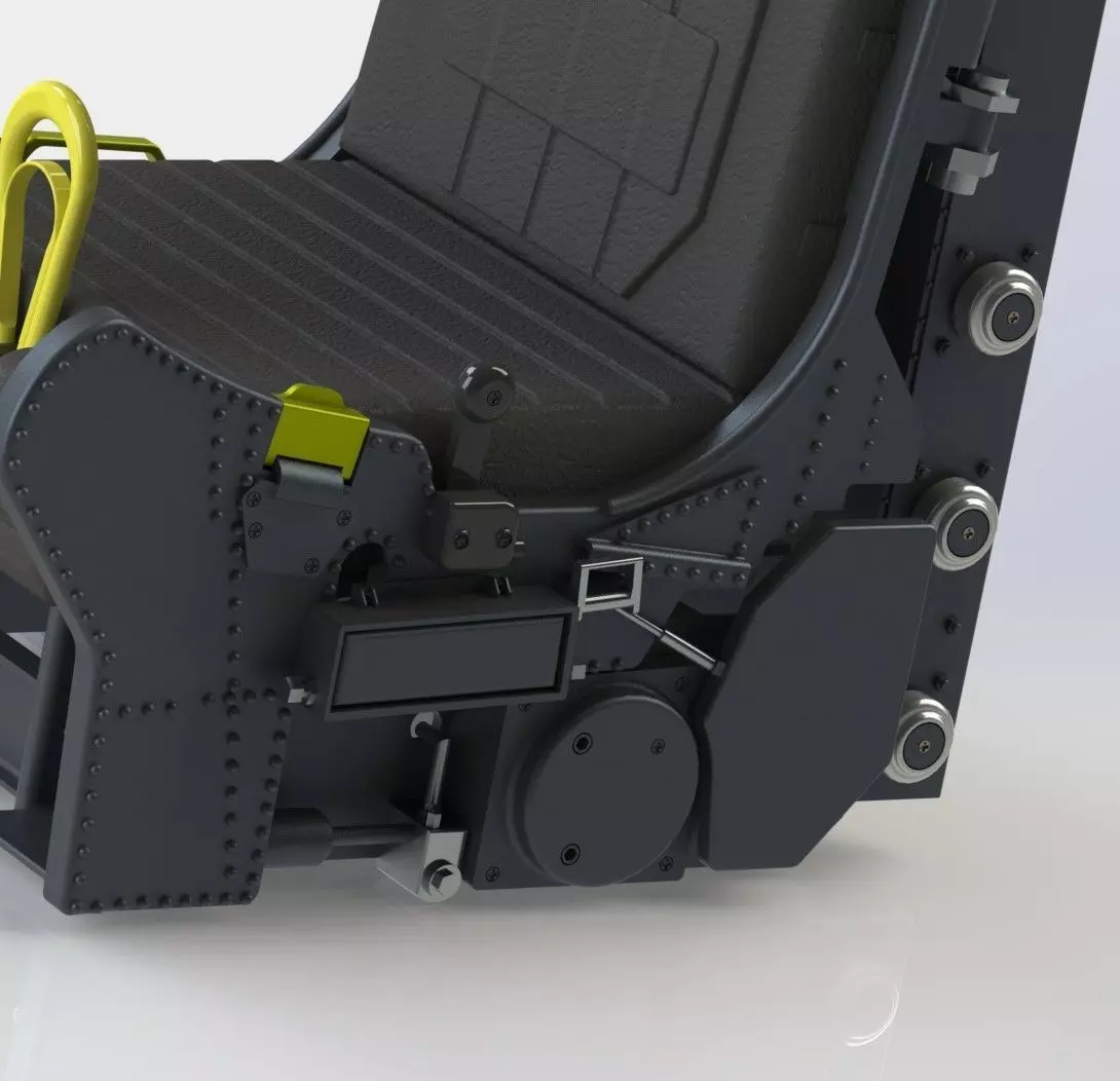 SR71 Complet cockpit HD work 3D print model_20