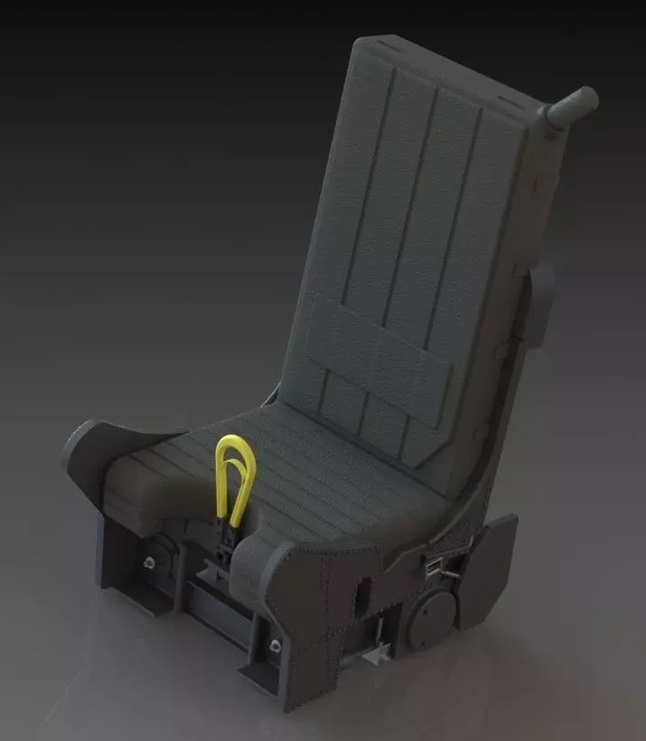 SR71 Complet cockpit HD work 3D print model_48