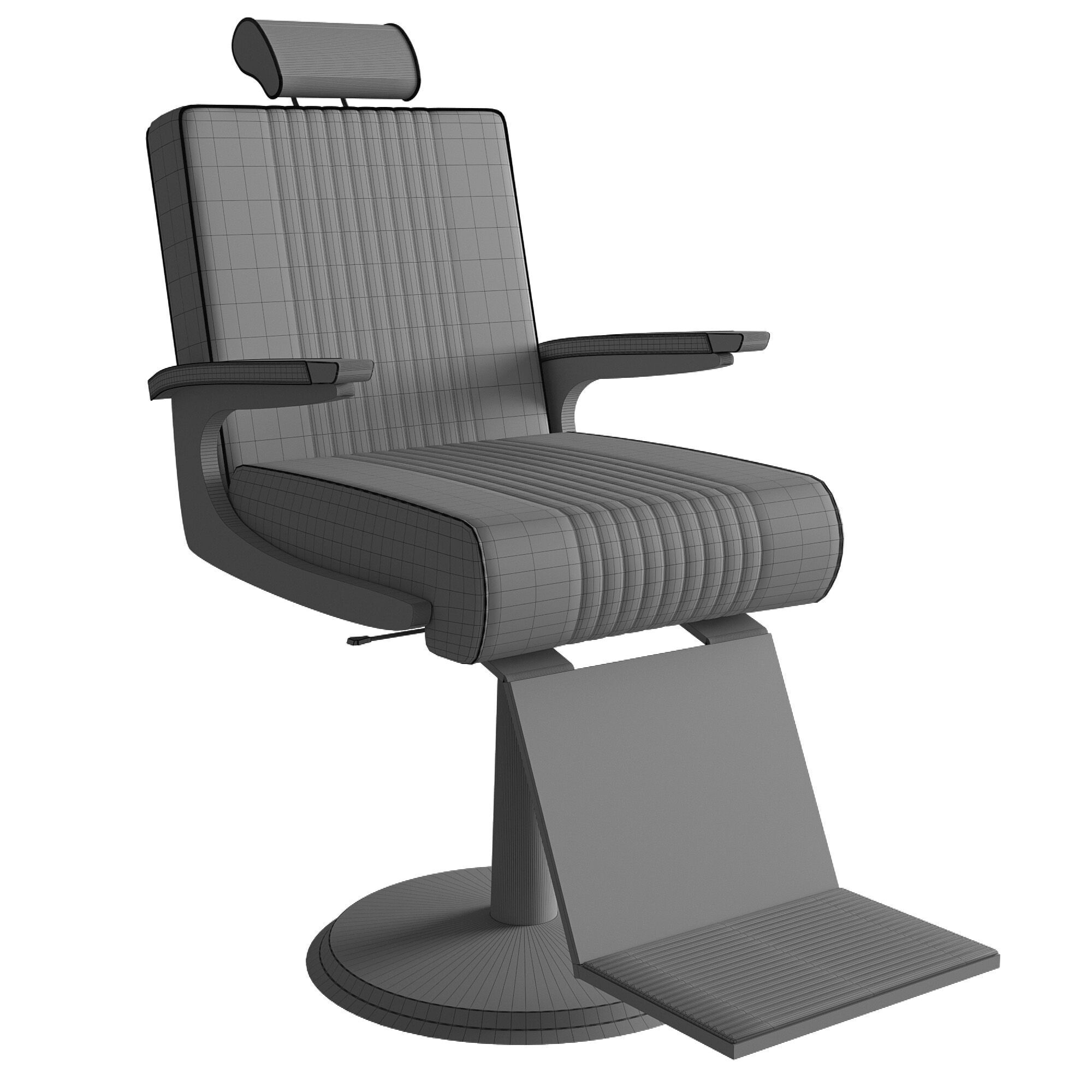 BARBER CHAIR NO3 A 3D model_3