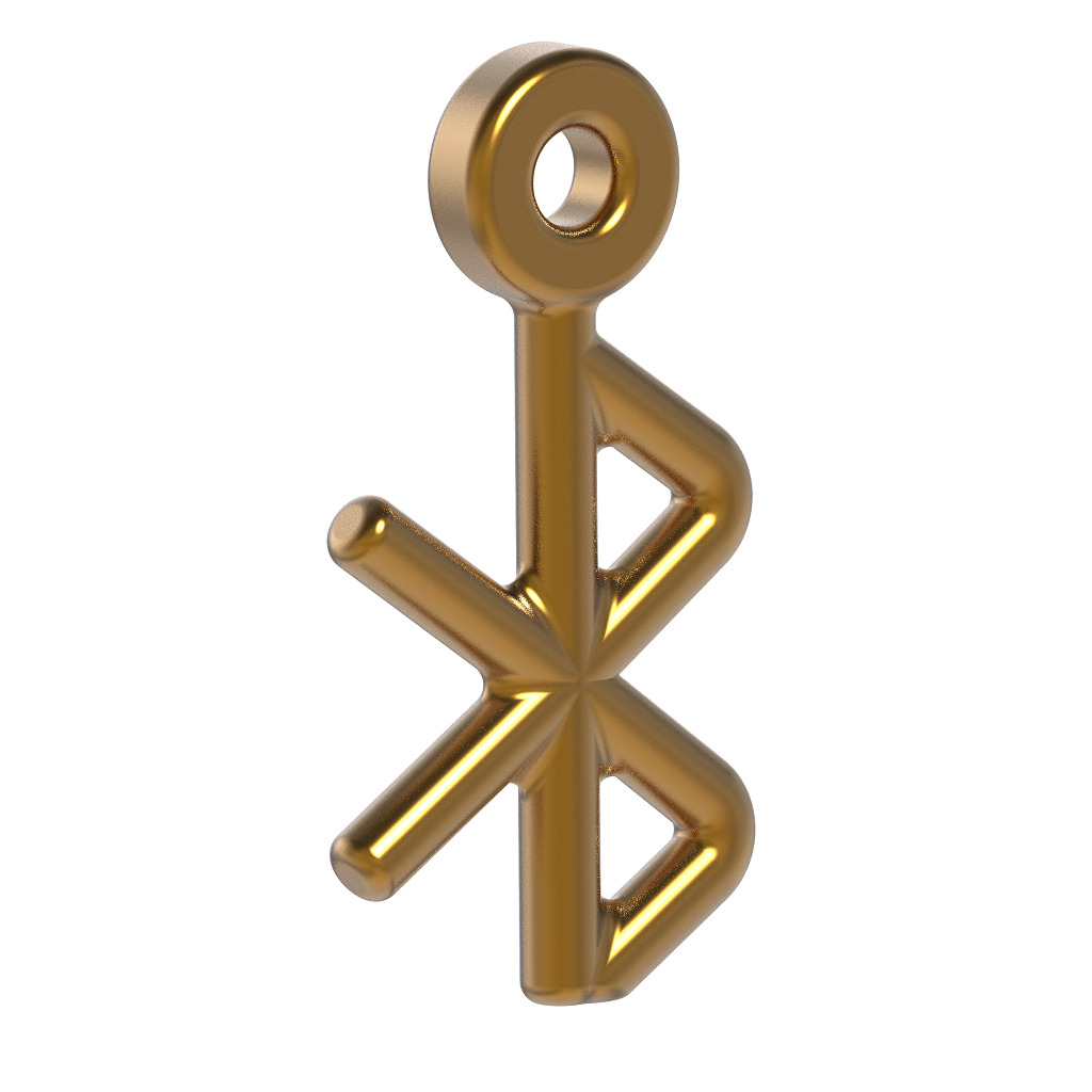 Bluetooth Pendant 3D print model_1