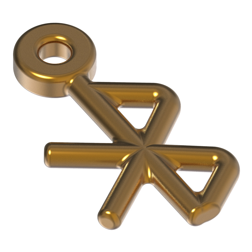 Bluetooth Pendant 3D print model_3