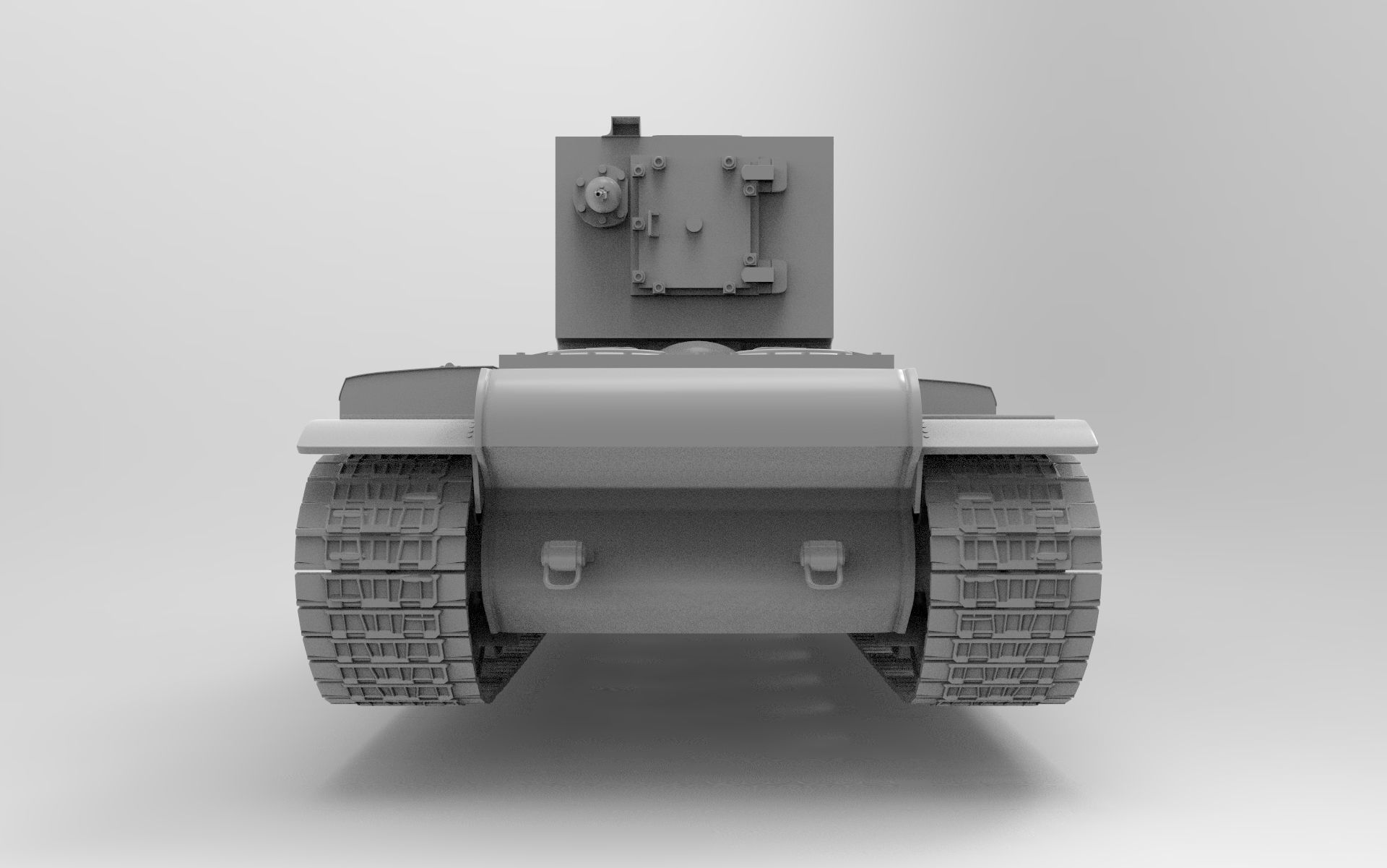 KV-2 tank USSR 3D model_5