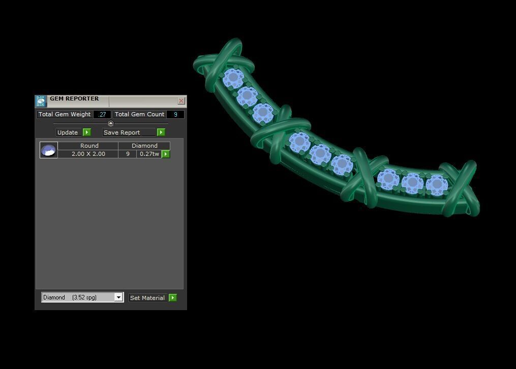 Sixteen Pendant Necklace 3D print model_19