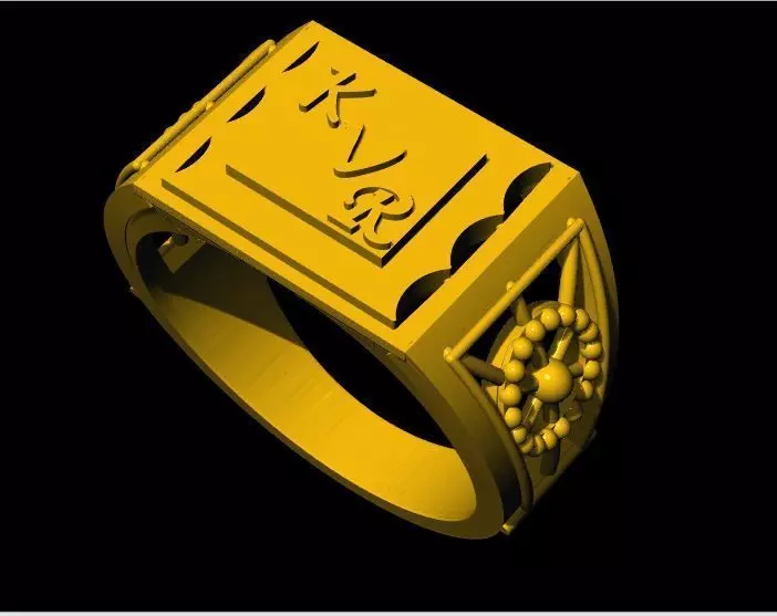 men ring 3dm file 3D print model