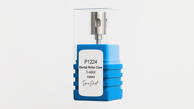Dental Rotor Core for Ti-MAX X688M High Quality 3D Model Low-poly 3D model