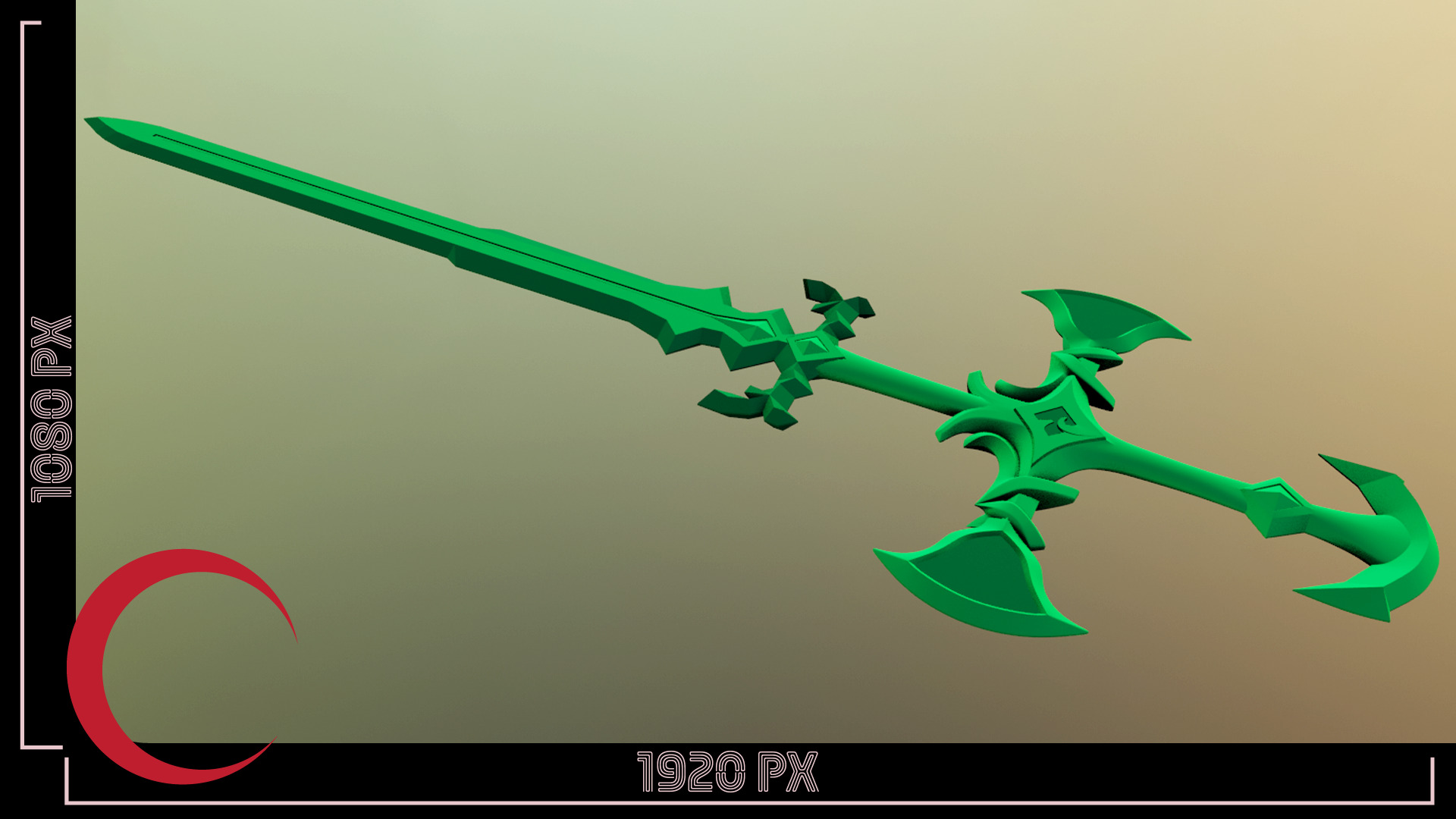 Viego Sword LOL League of legends 3D Print cosplay prop 3D print model_1