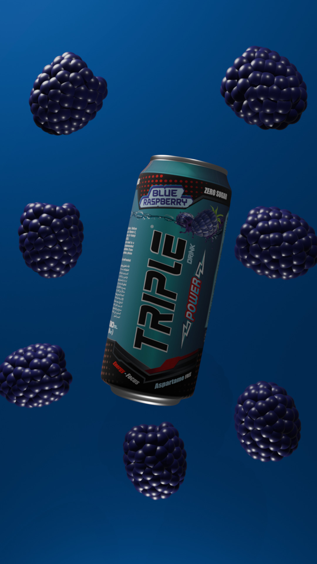 can triple Free low-poly 3D model_1