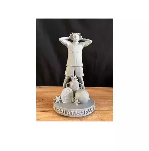 Mauro Icardi 3D Model STL - Galatasaray Figur Hands on Ears Pose