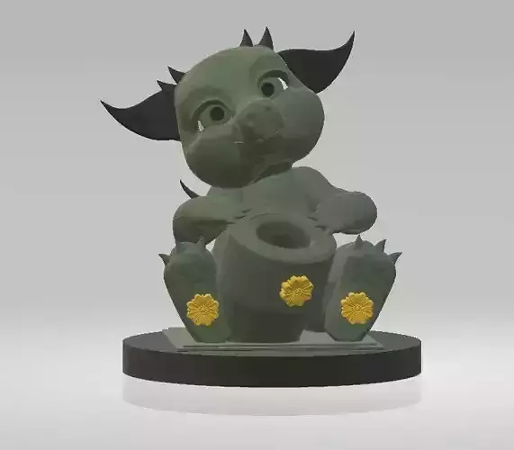 dragon pet model 3D print model