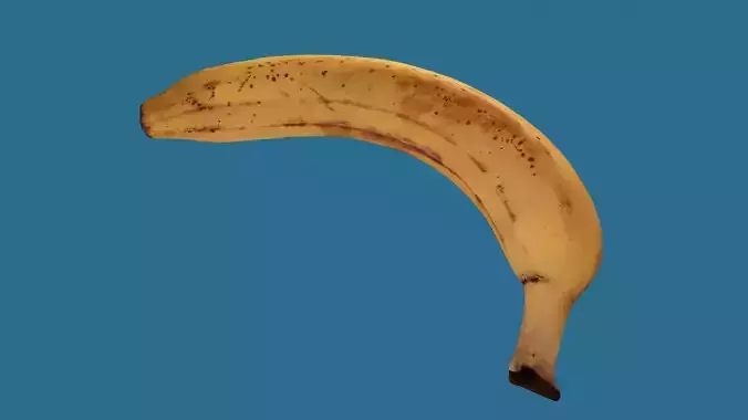 banana 3d scanned