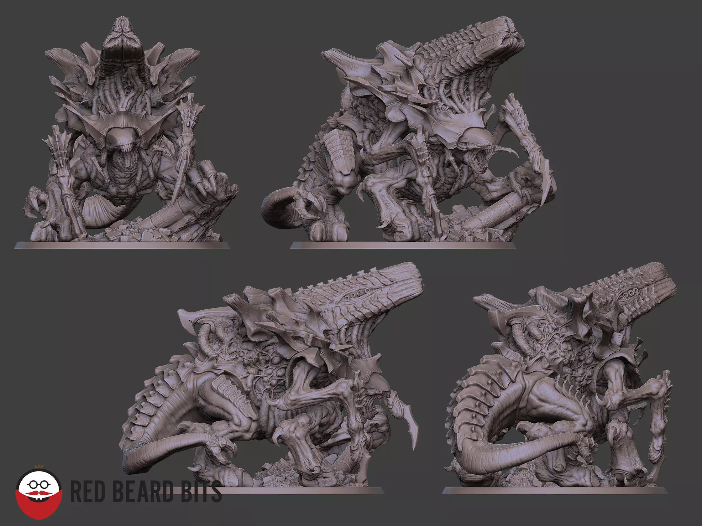 Xenoteras Exodon 3D print model_0