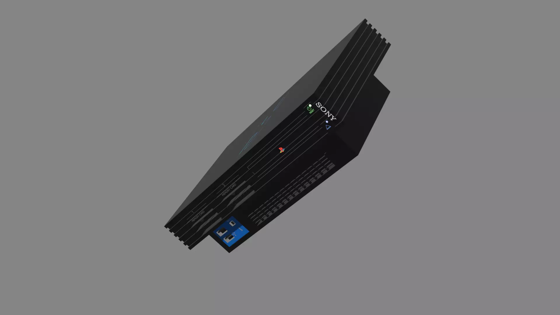 Playstation 2 3D model_3