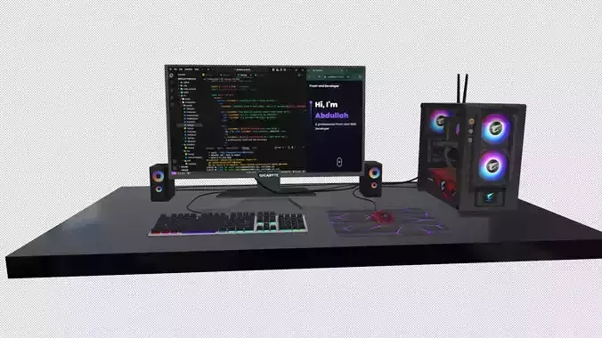 Programmer desktop 3d PC