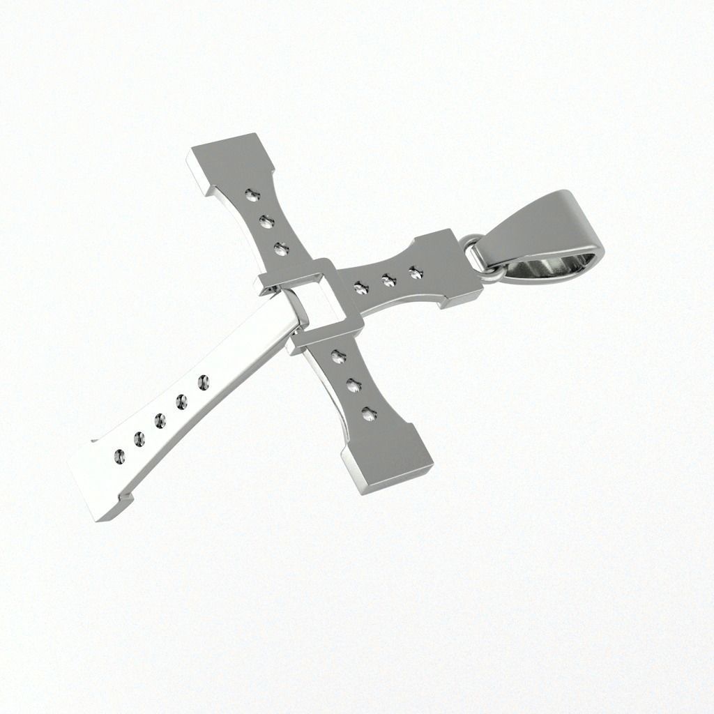 Dominic Toretto cross V2 Full copy 3D print model_3