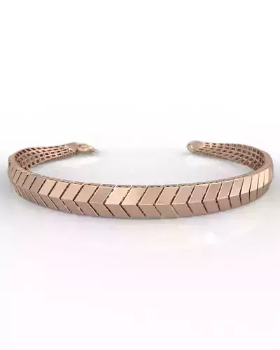 Modern Bracelet - 3D Printable Model