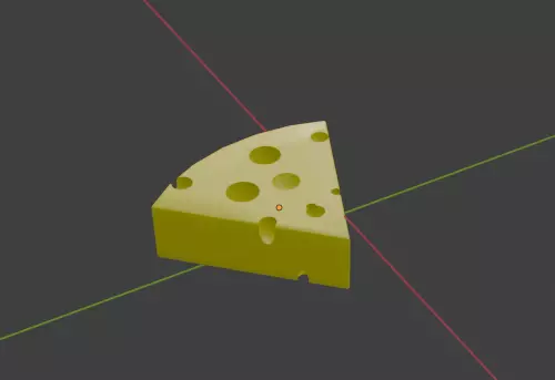 cheese 3D model Free 3D model_0