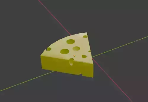 cheese 3D model
