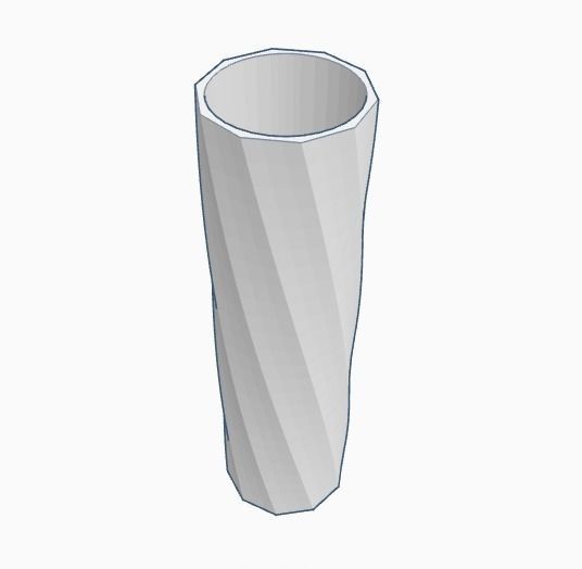 VASE POLYGON 3D print model_0