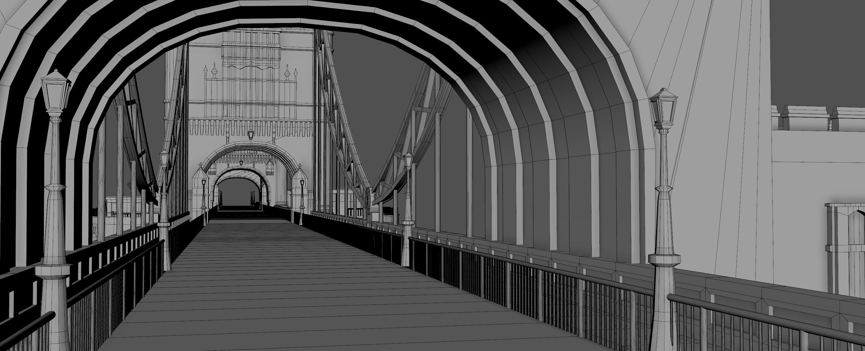 London Tower Bridge 3D model_20