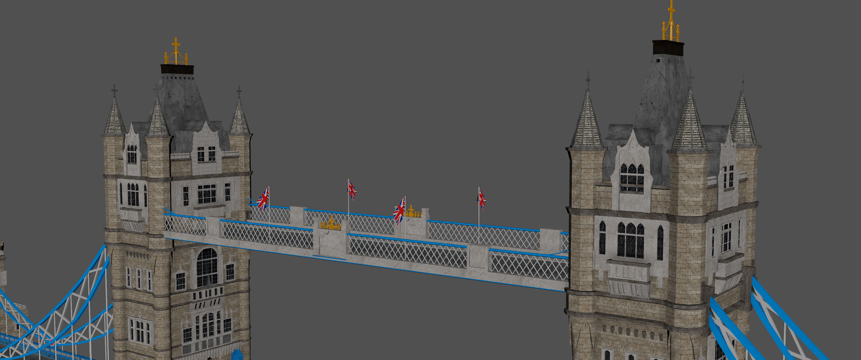 London Tower Bridge 3D model_21