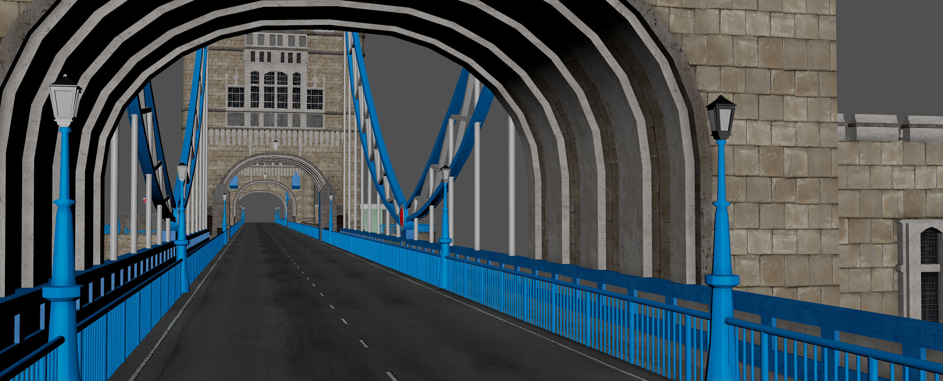 London Tower Bridge 3D model_19
