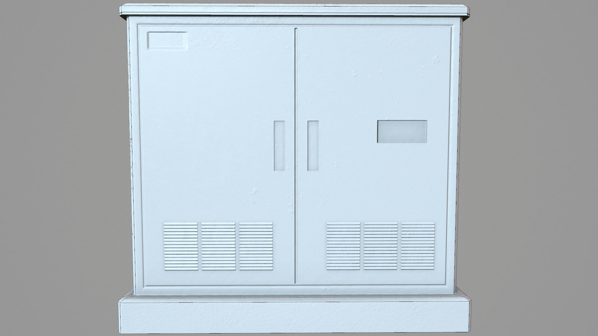 PBR Realistic Utilities Box Low-poly 3D model_3