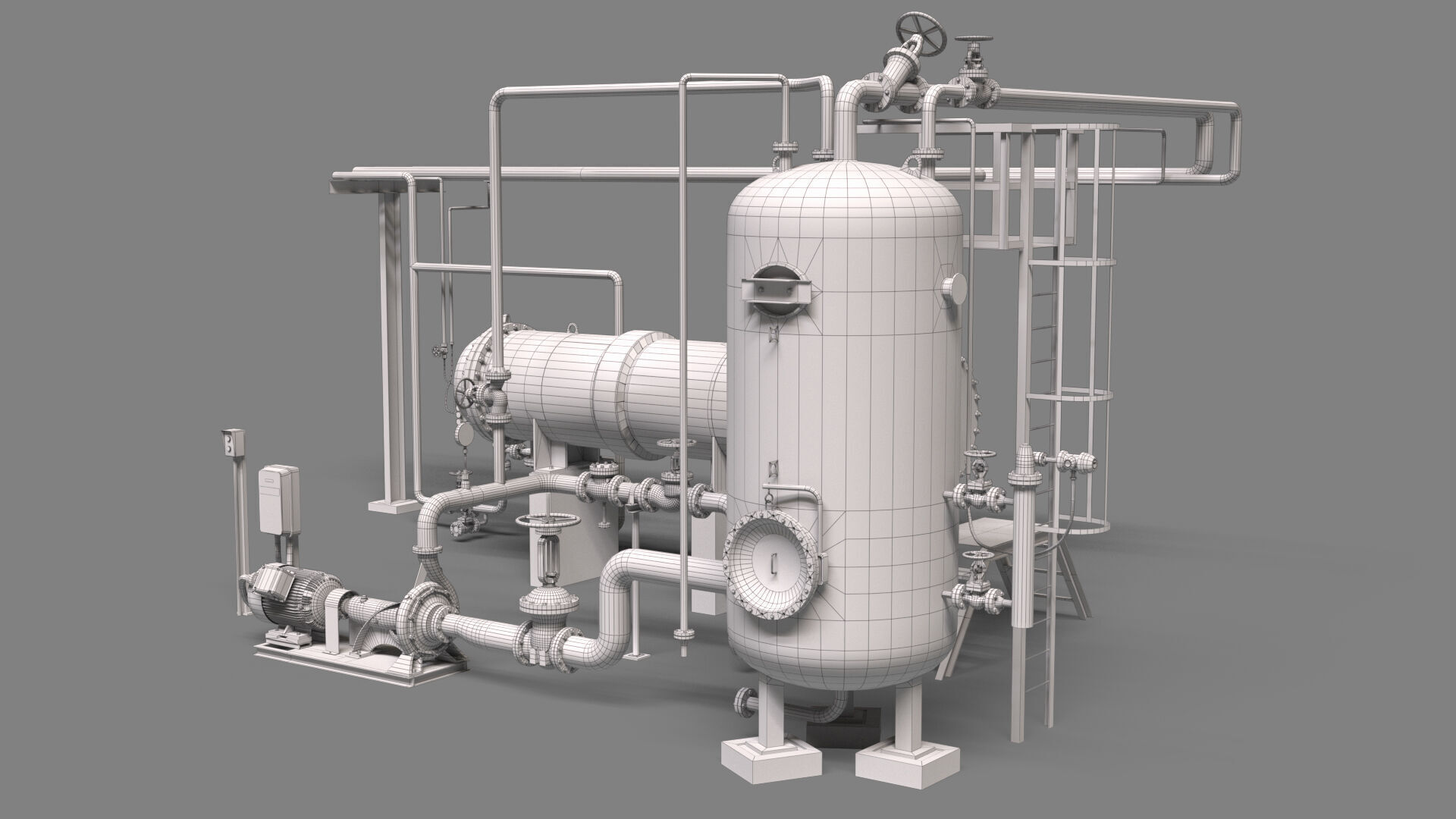 Boiler room 3D model_37