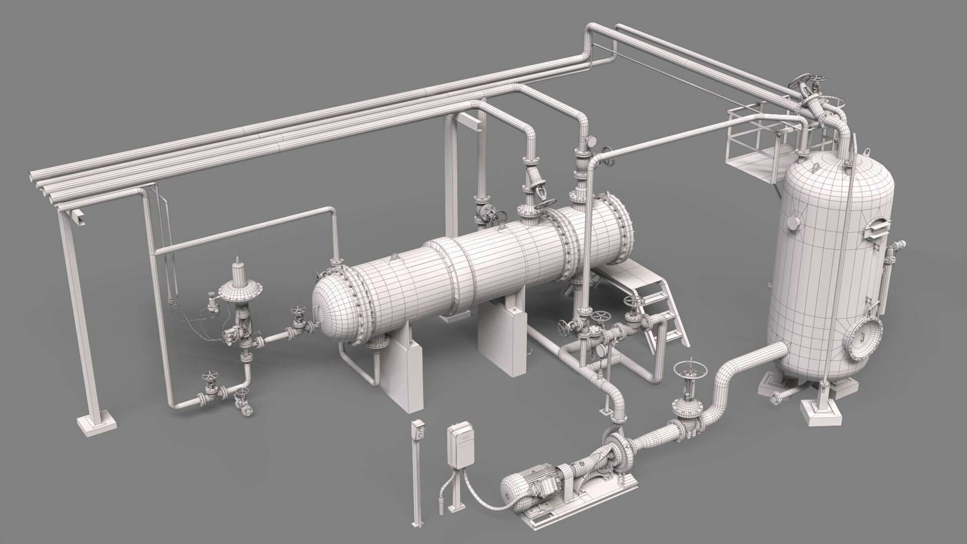 Boiler room 3D model_35