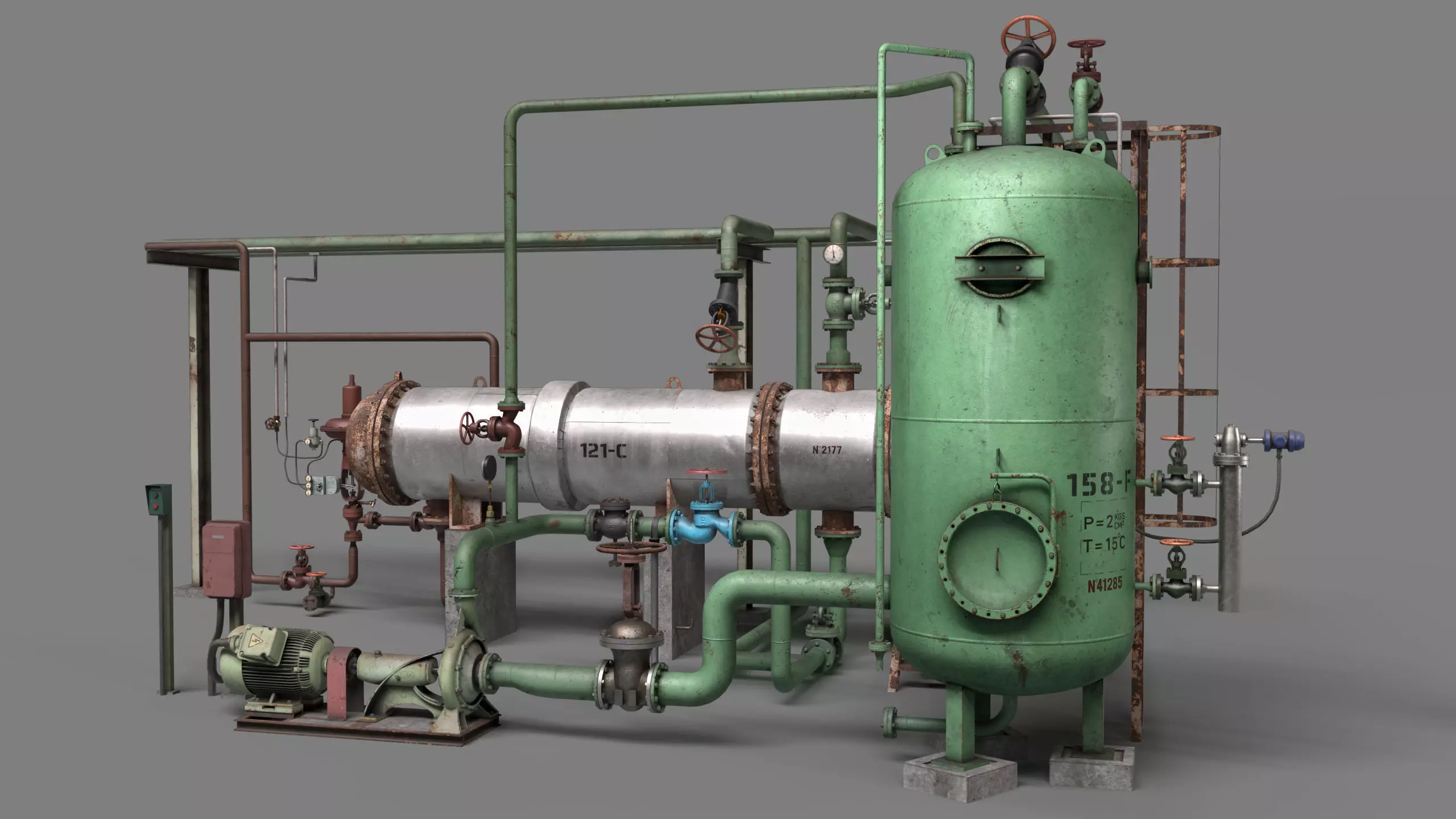 Boiler room 3D model_0