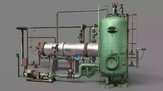 Boiler room 3D model