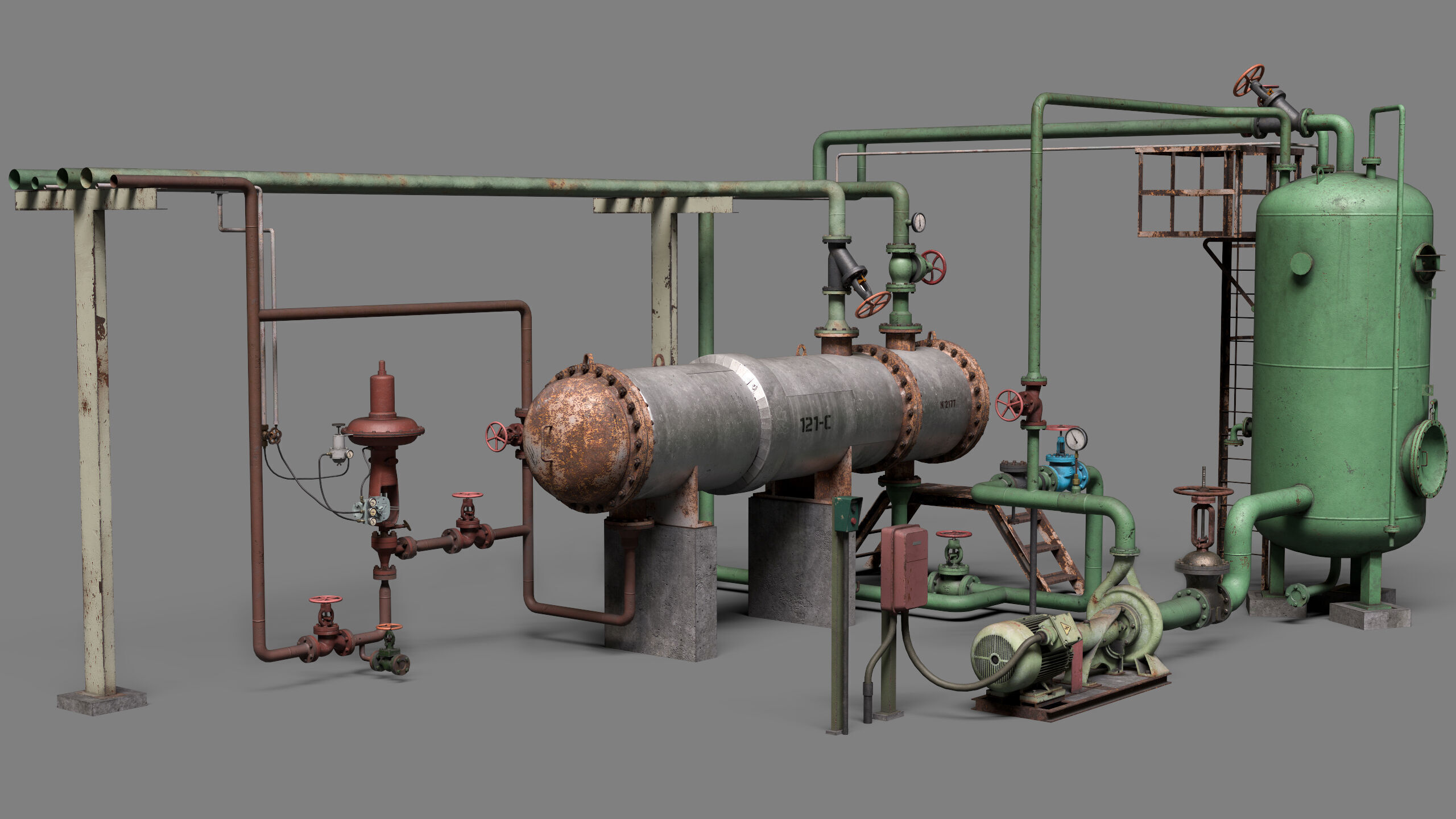 Boiler room 3D model_8