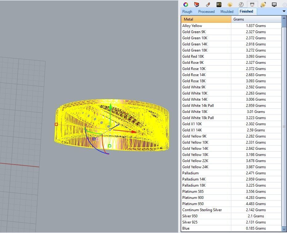 Wedding Ring Set 3D print model_7