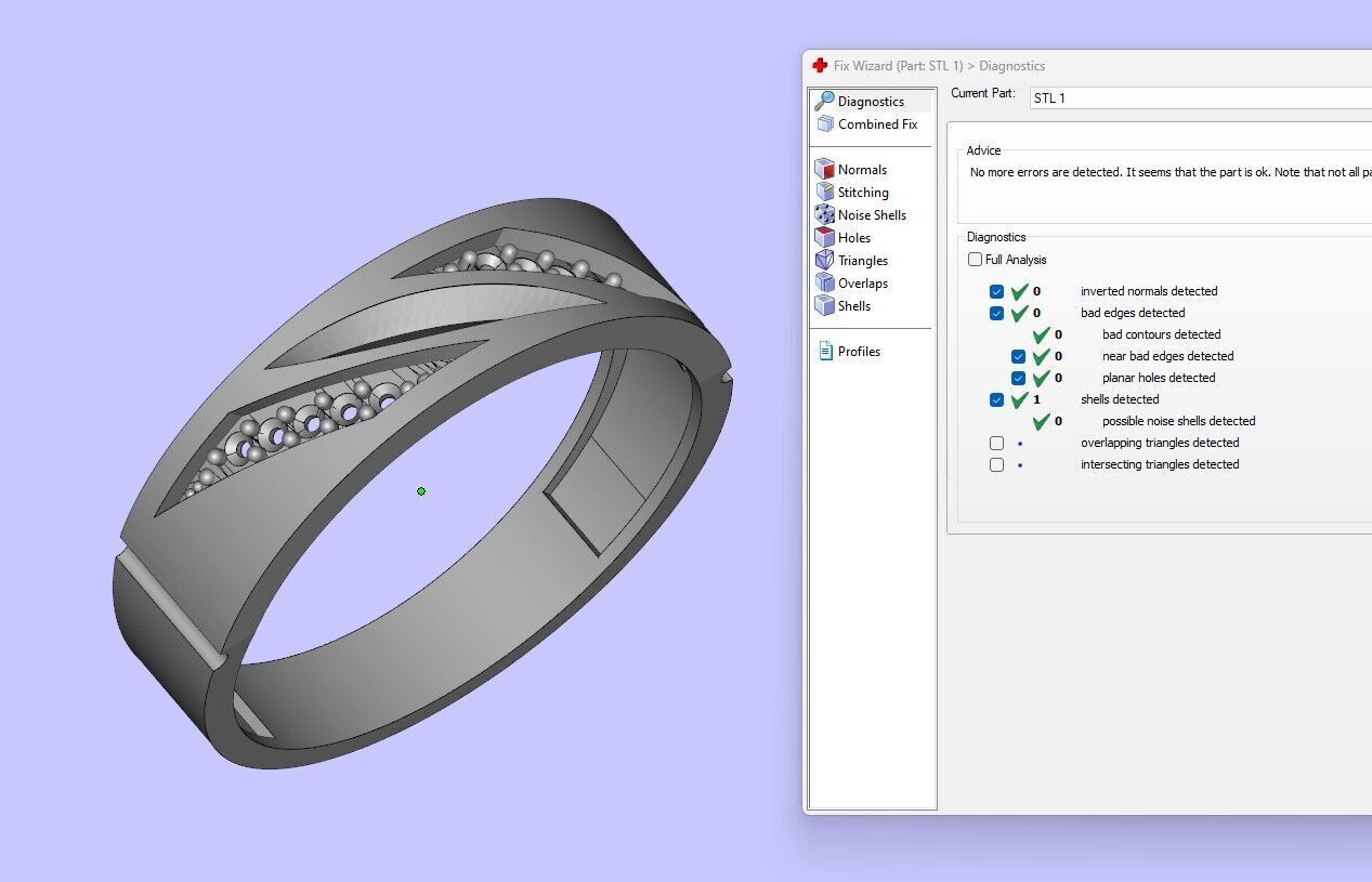 Wedding Ring Set 3D print model_5