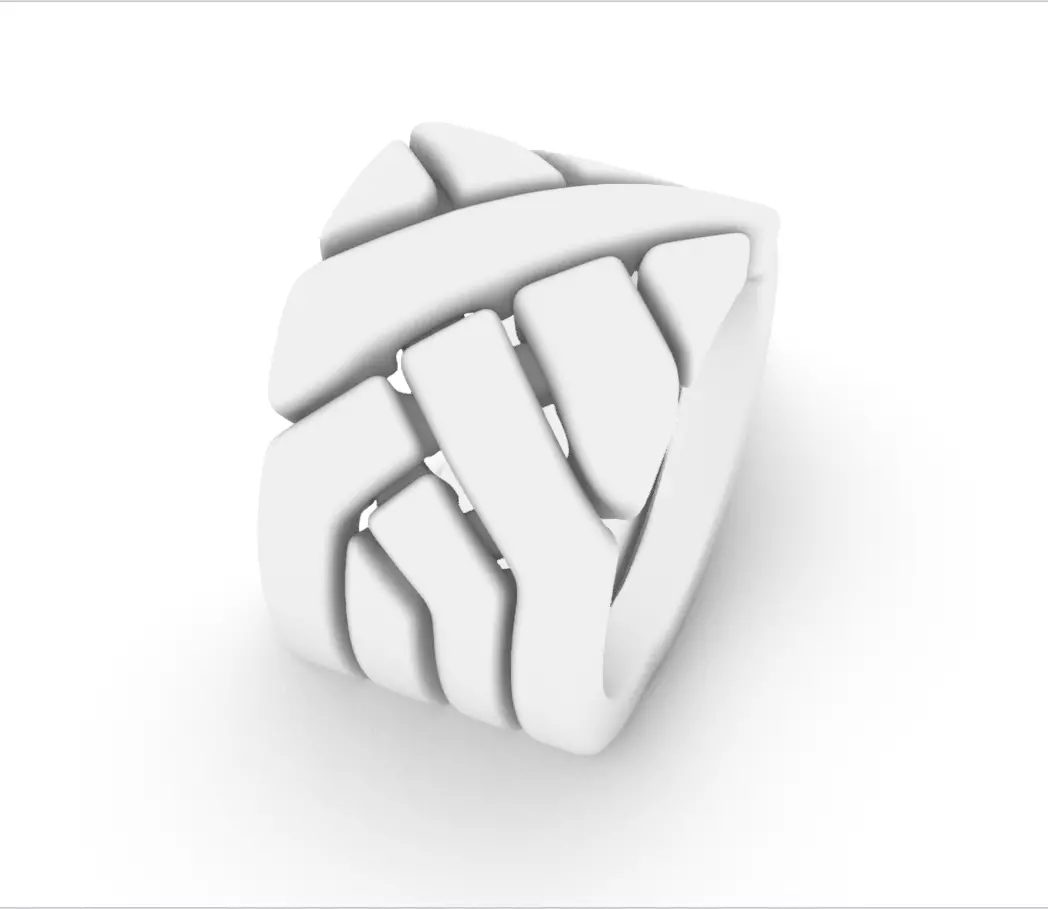 Puzzle Ring 3D print model