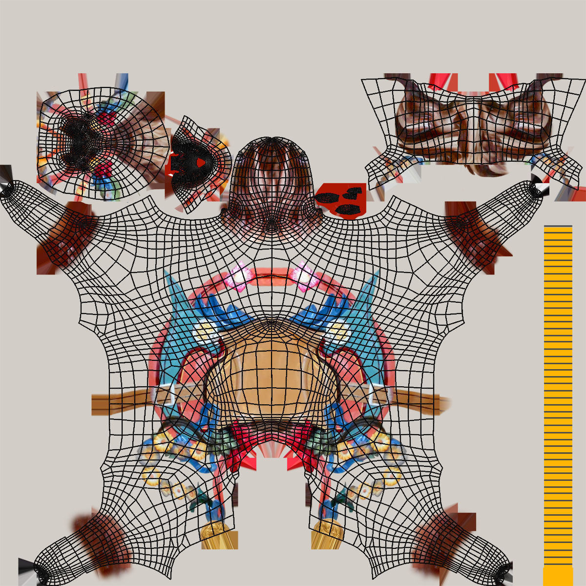 Carousel 02  Carrousel Elements architecture ride amusem 3D model_39