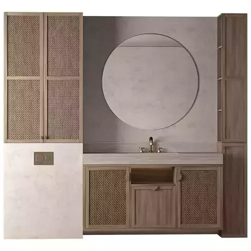 Bathroom Furniture 26 Japandi