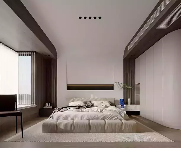 Bedroom interior scenes