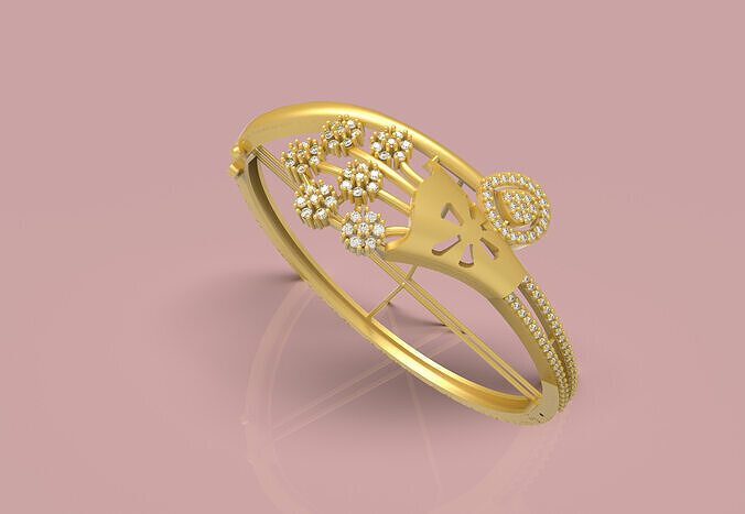 Diamond Women Bracelet - 003 3D print model