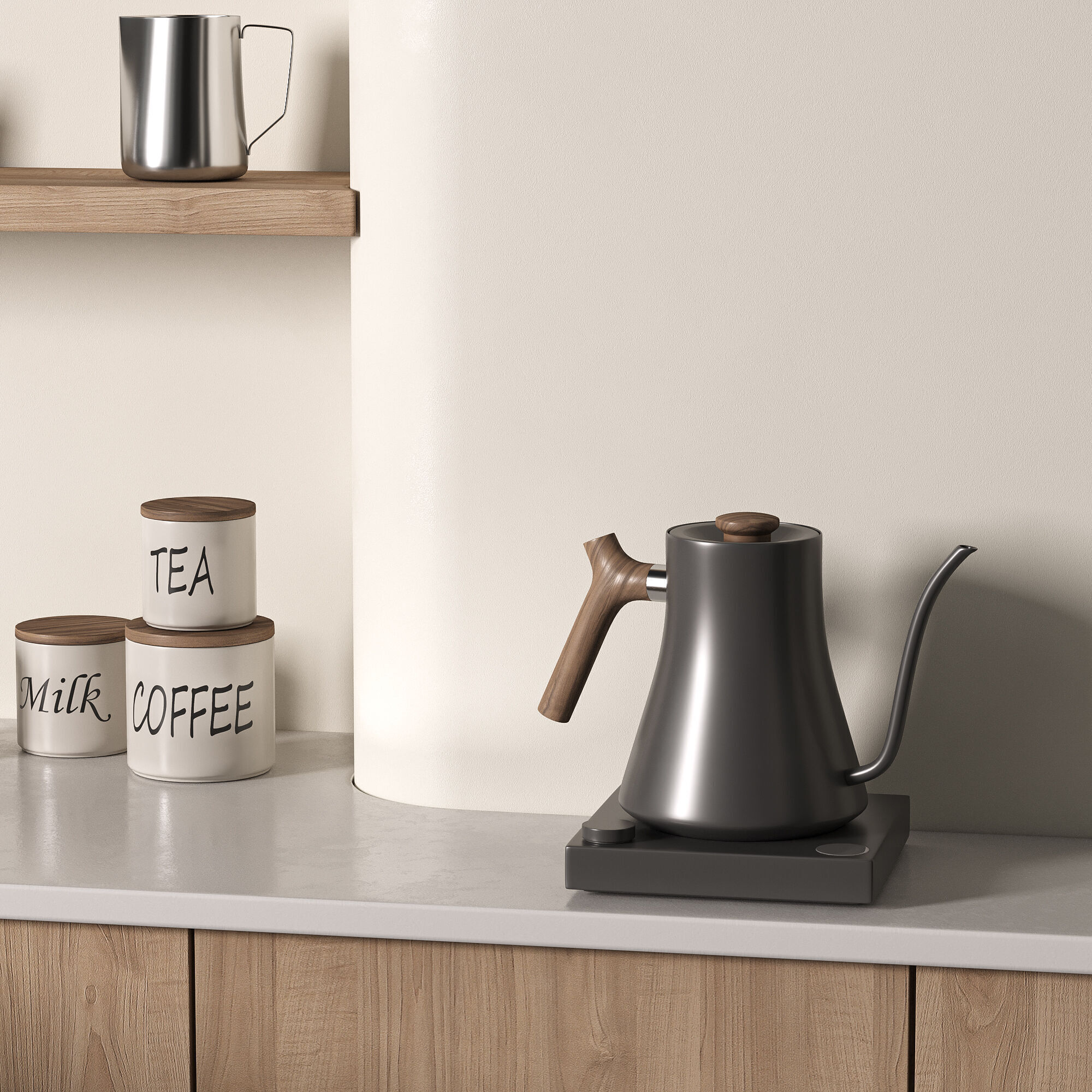 Coffee shop 01 Modern Minimalist 3D model_6
